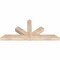 Ekena Millwork Saratoga Smooth Timber Gable Bracket, Douglas Fir, 48"W x 22"H x 3 1/2"D x 3 1/2"F, 11/12 Pitch GBW048X22X0404SAR00SDF - alternate 5